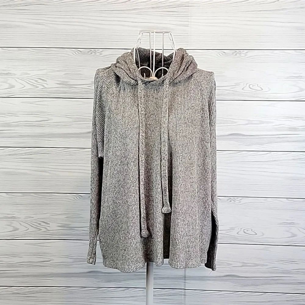 Kenneth Cole New York ribbed knit hoodie Size XL